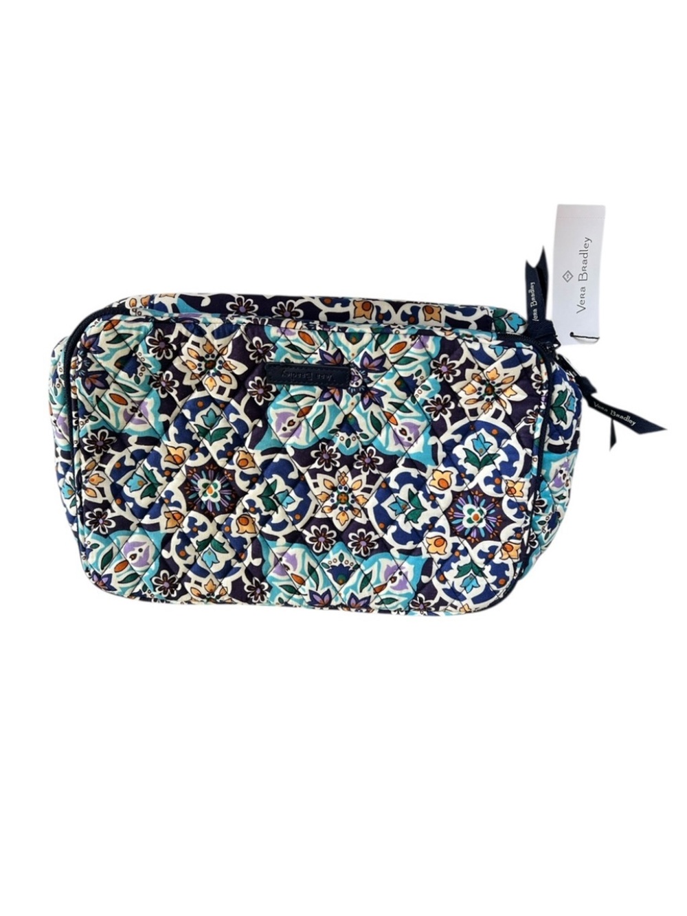 NWT Vera Bradley Lisbon Medallion Cosmetic Makeup Bag Storage Travel